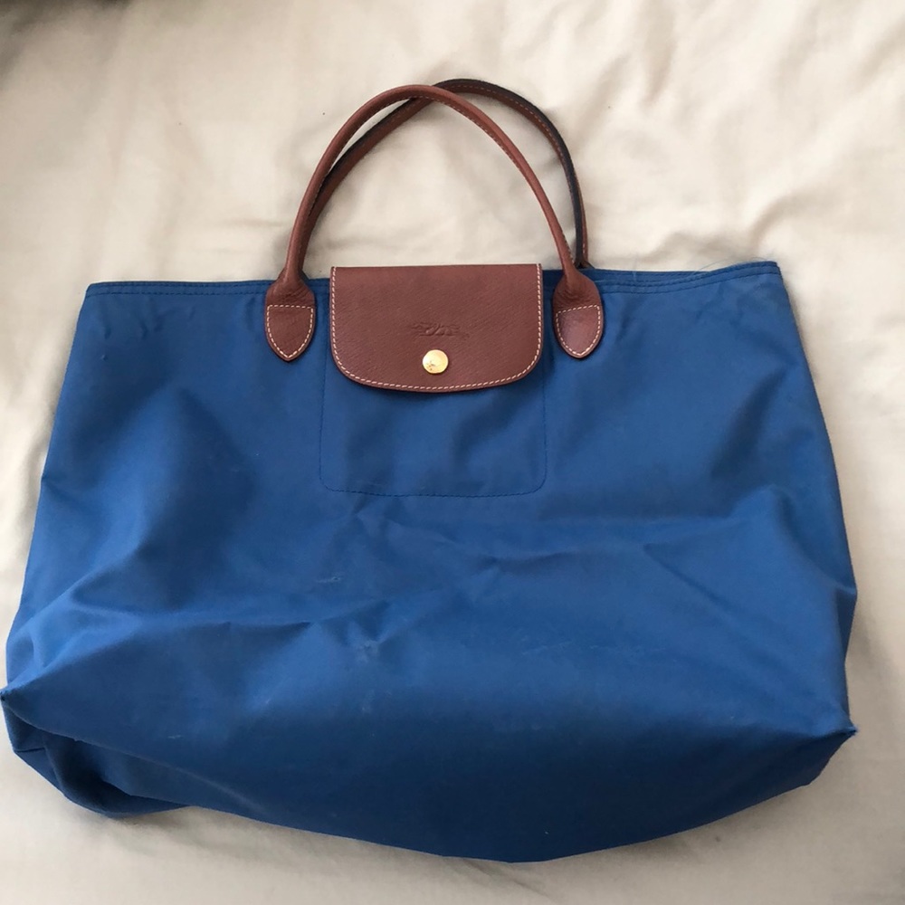 Navy Large LongChamp Bag